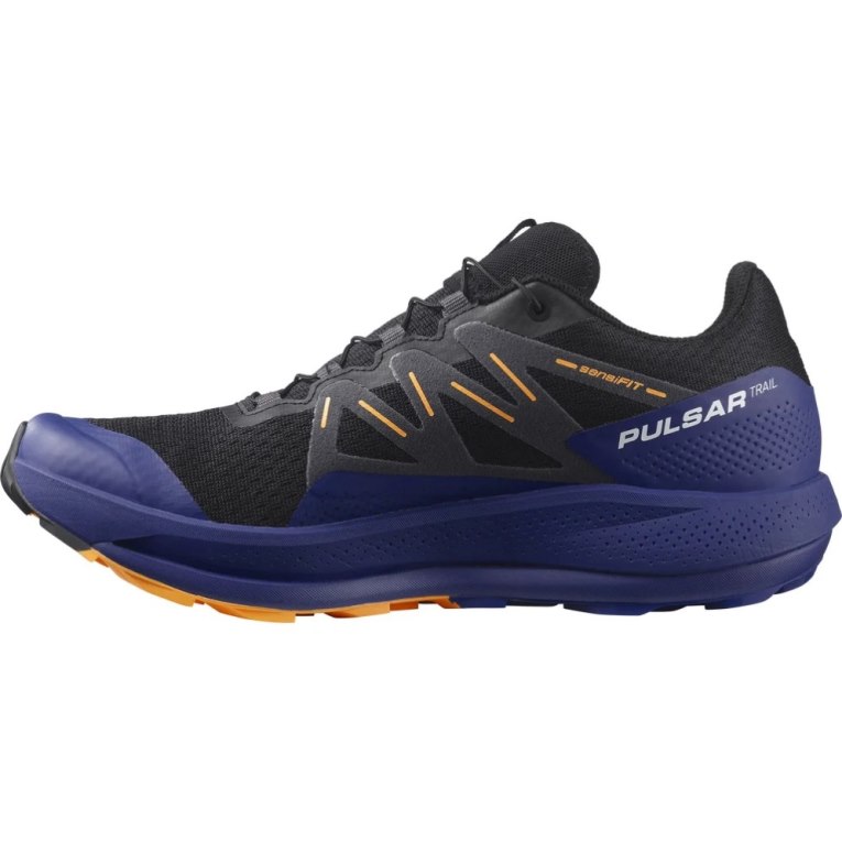 Salomon Pulsar Men's Trail Running Shoes Blue / Black | CA 58V92
